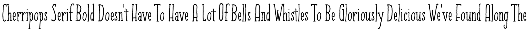 Cherripops Serif Bold