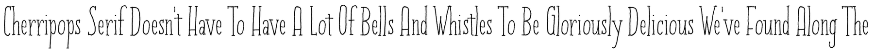 Cherripops Serif