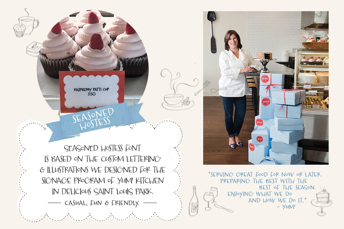 Something Yummy! Handlettered Signage That Takes the Cake!