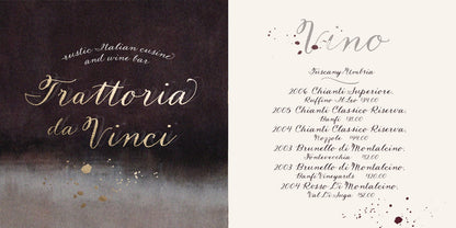 Madelinette Rustica Ink Splatters