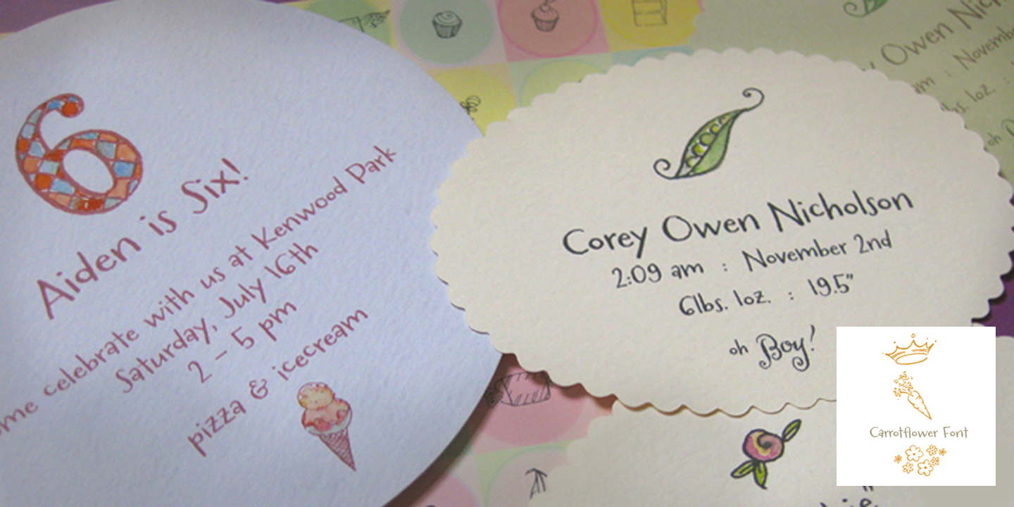 Carrotflower Stationery Kit