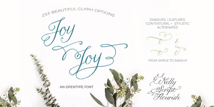 Nelly Script Flourish
