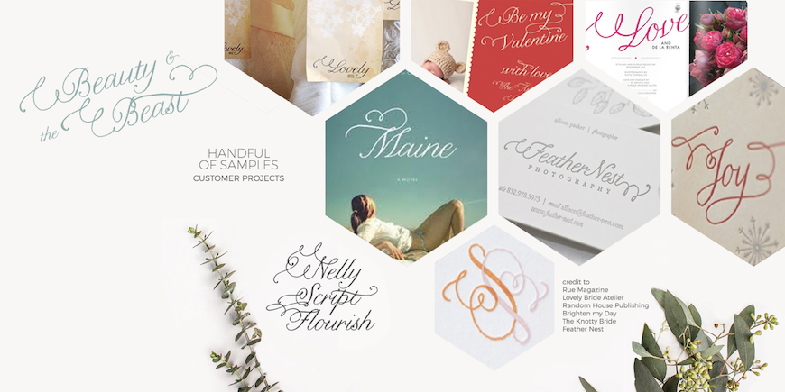 Nelly Script Family Complete