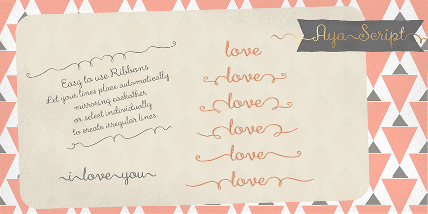 Aya Script Ribbons