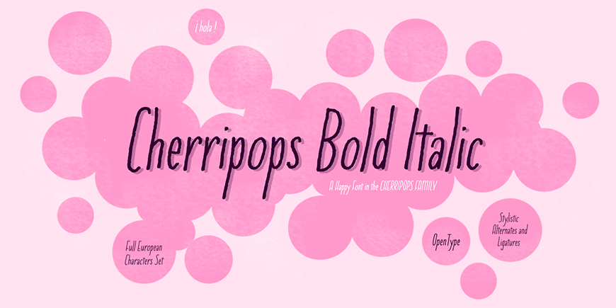 Cherripops Bold Italic