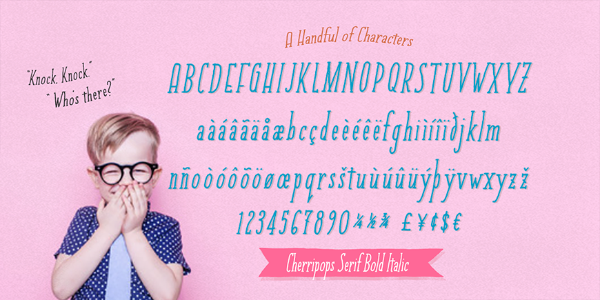 Cherripops Serif Bold Italic