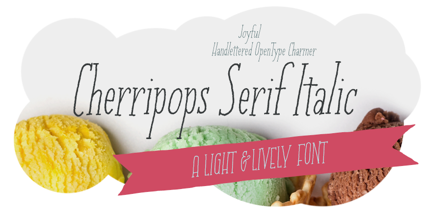 Cherripops Serif Italic