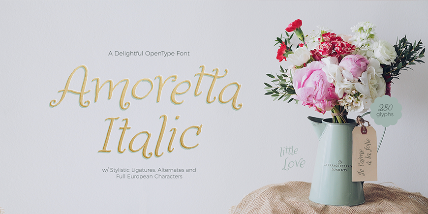 Amoretta + Italic Bundle