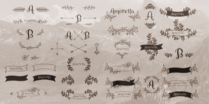 Amoretta Ornaments