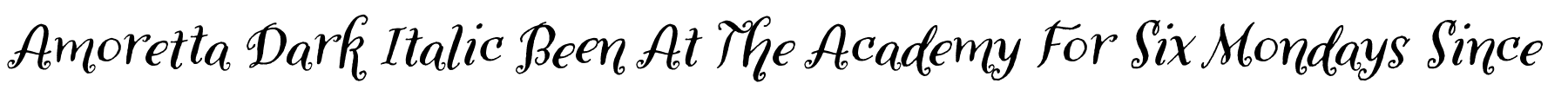 Amoretta Dark Italic