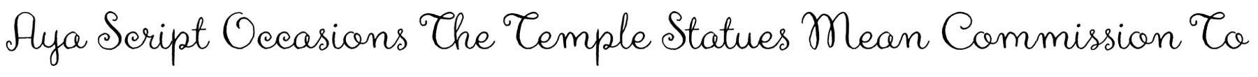 Aya Script
