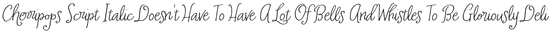 Cherripops Script Italic